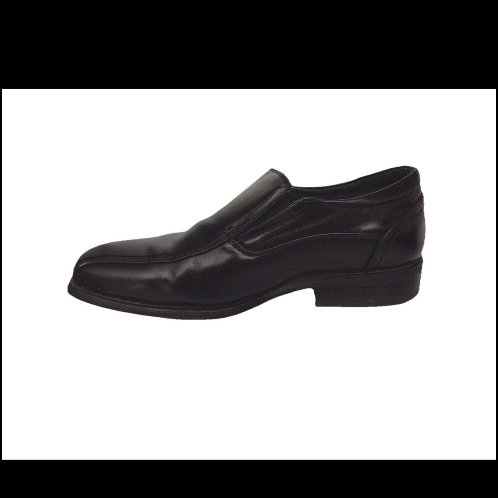 Boys Size 4 Leather Dress Shoes Slip On Formal wedding Comfort Loafers Classic